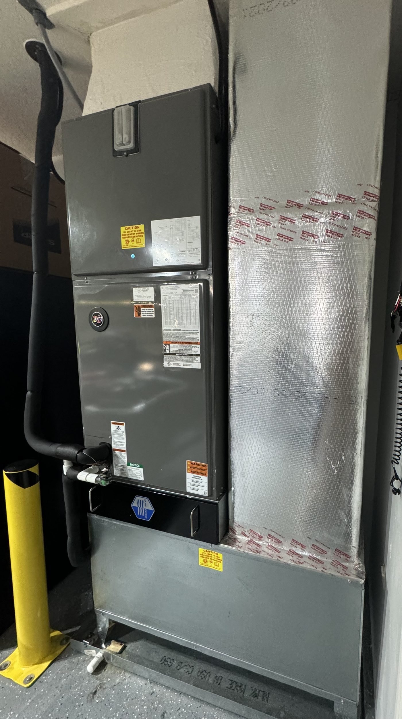 Outdoor condenser unit installation Florida